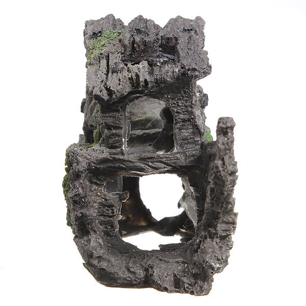 Aquarium Fish Tank Rock Shipwrecks Hiding Cave Landscape Decor