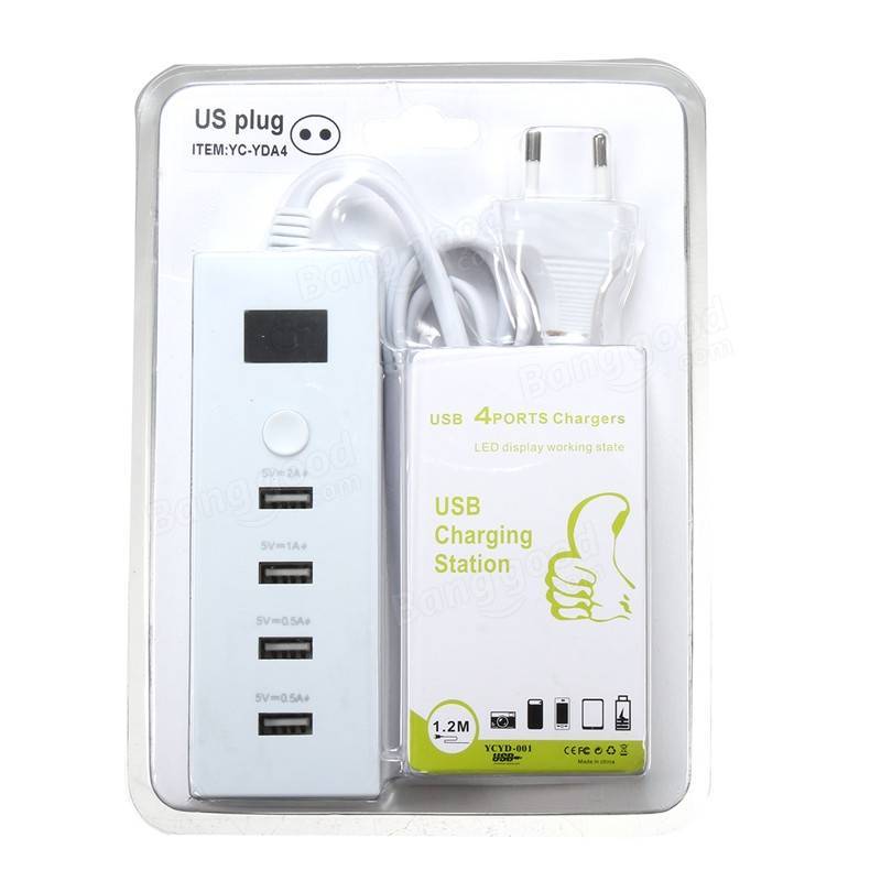 USB 4 PORT CHARGER