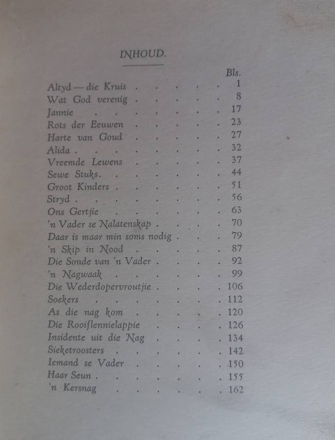 Sketse van vreugde en leed deur Gebbina Dekker 1931