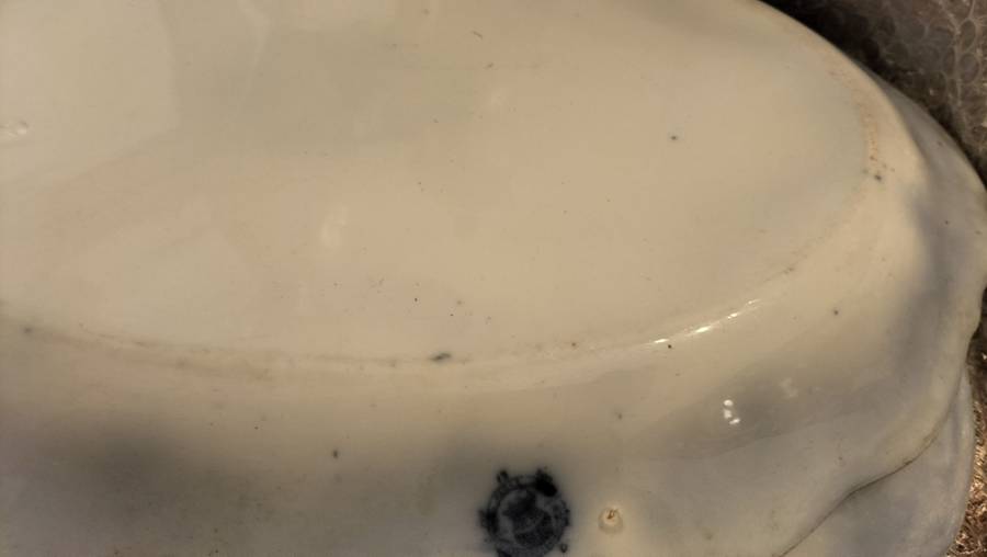 Keele Flow Blue Medium Size Platter by Grindley