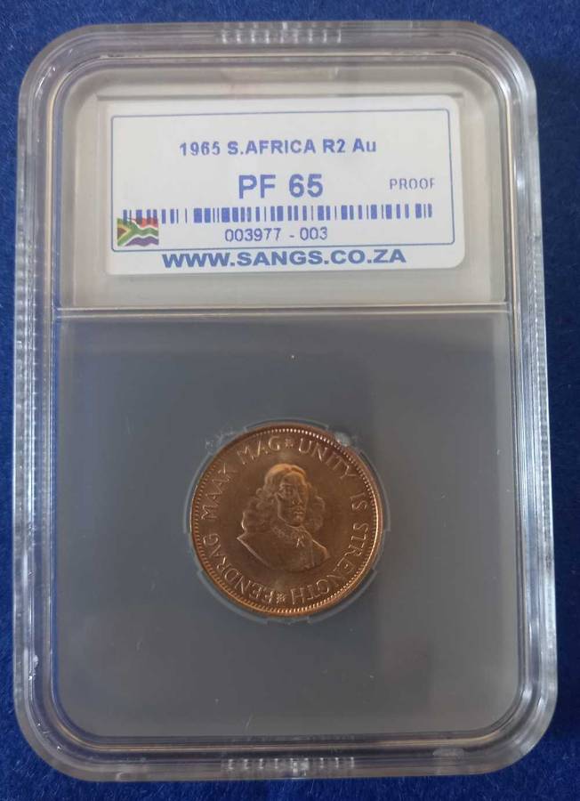 THE 1965 GOLD PROOF R2 & R1