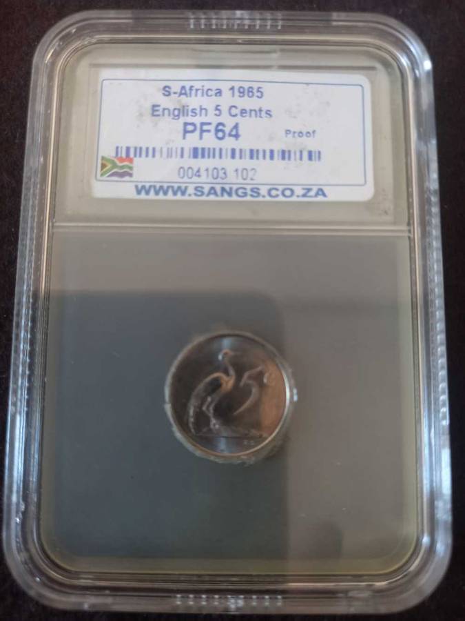 THE POPULAR 1965 GRADED PROOF SET.  PF64