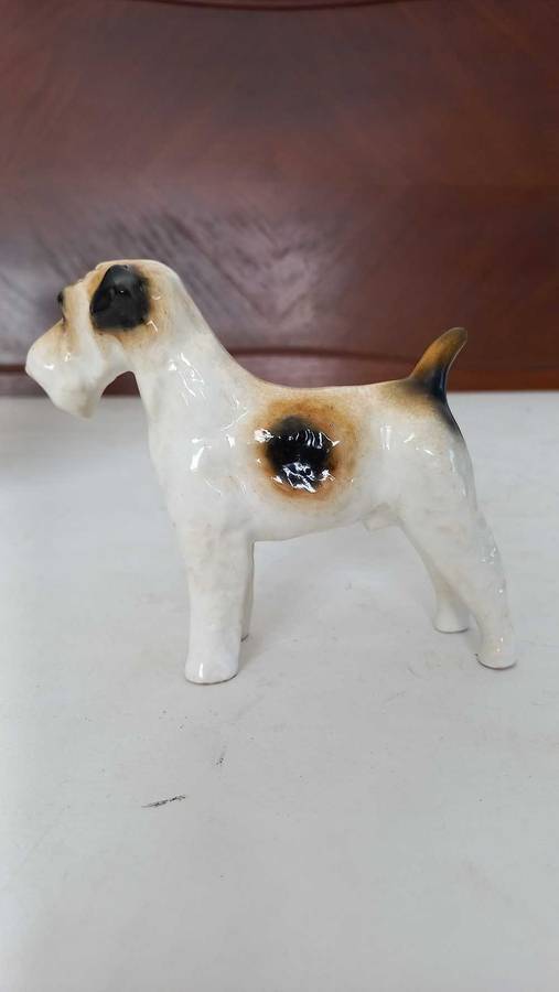 Arthur Bowker collectable  Terrier dog ornament  - made in England