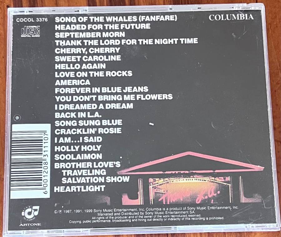 Neil Diamond - Hot August Night II (CDCOL3376)