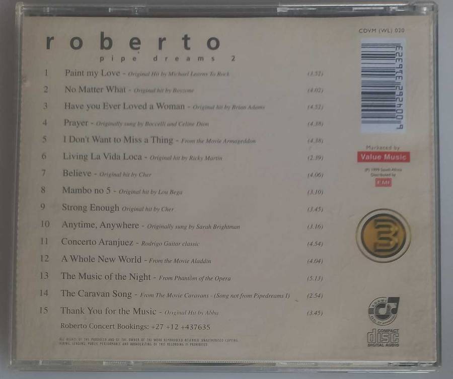 Roberto - Pipe dreams 2 (cd)