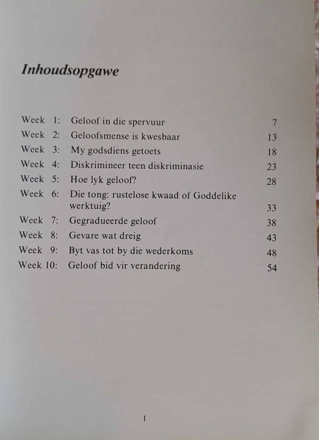 Beleef egte godsdiens, groepbybelstudie oor Jakobus