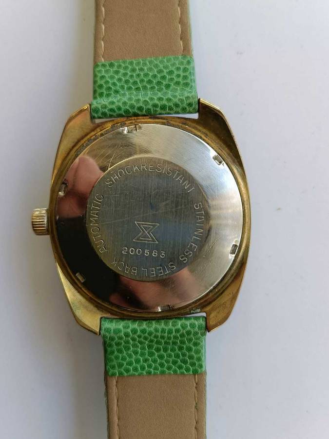 Delfin Edox, Gold Dail, Date, Day, Automatic, 39mm
