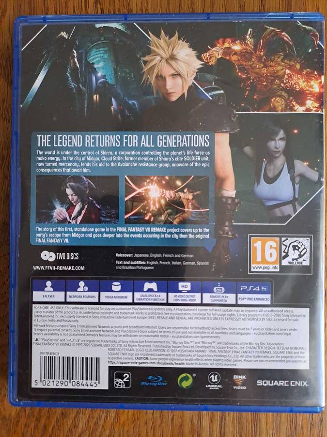 FINAL FANTASY VII REMAKE