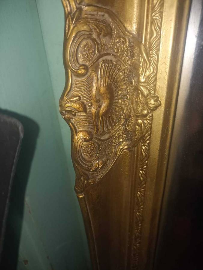 Patterned Gilded Vintage Mirror