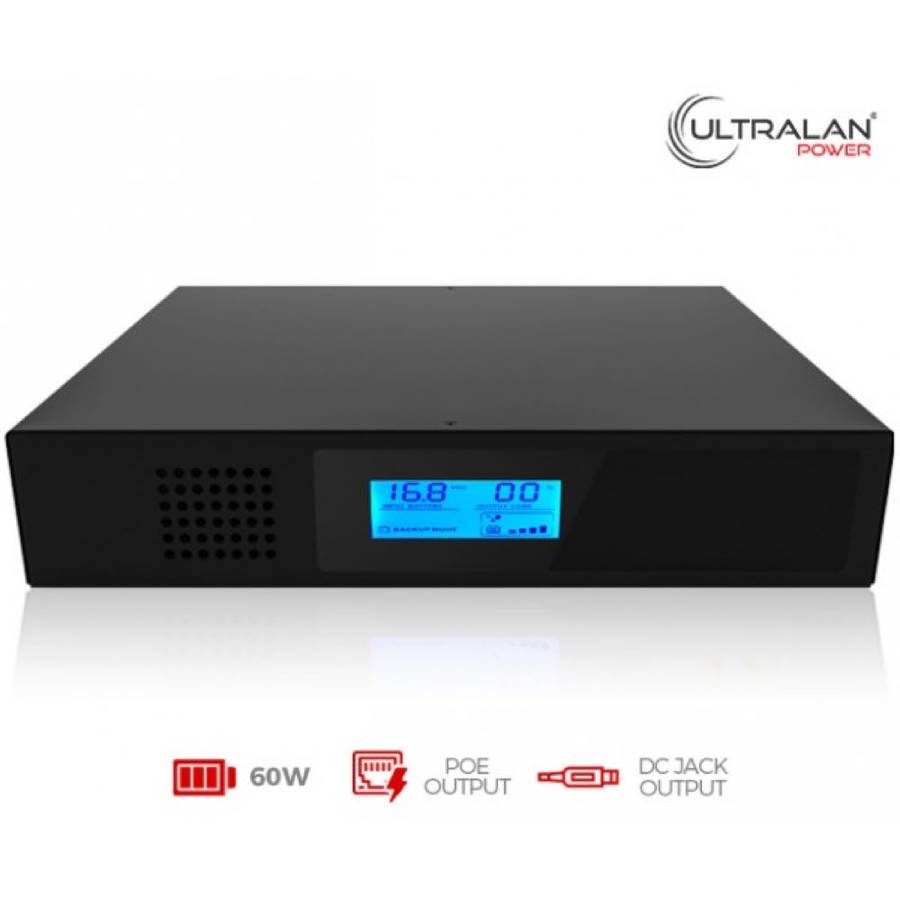 UltraLAN Mini UPS (DC & PoE) - 60W 17.6AH