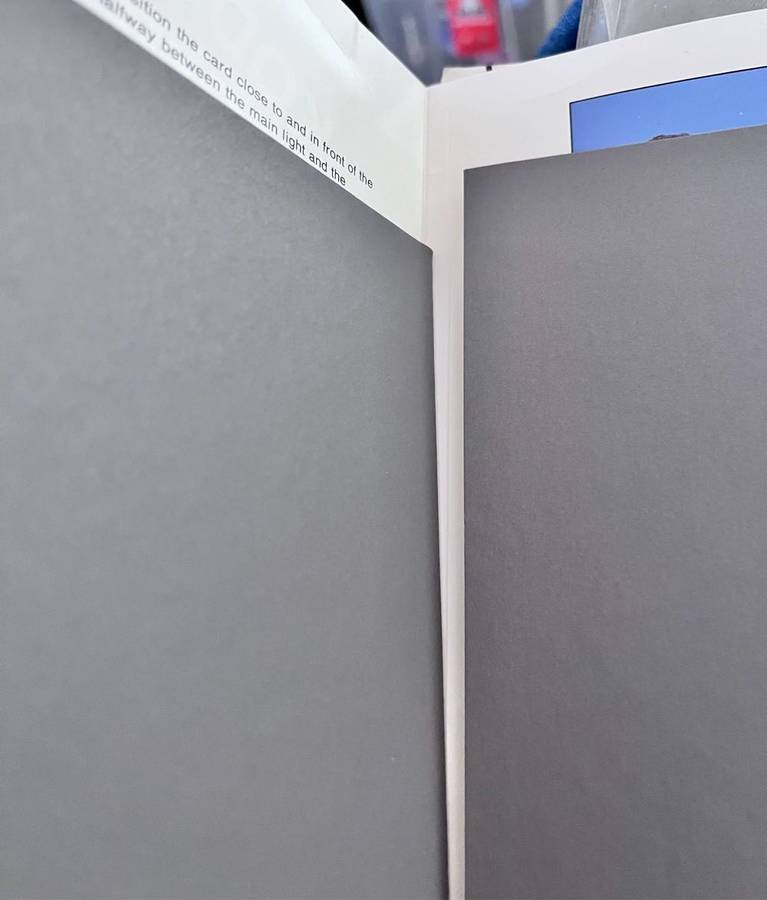 Kodak gray cards R-27 (printed in USA in 1980s)