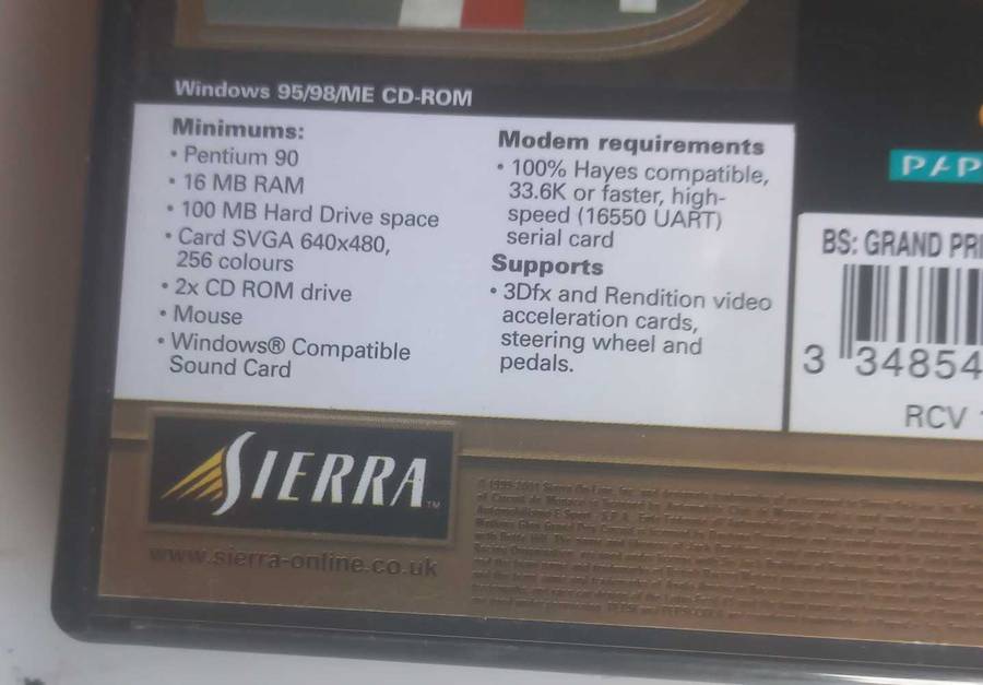 Grand Prix Legends PC
