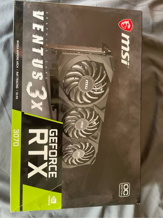 MSI RTX 3070 Ventus 3x OC Edition