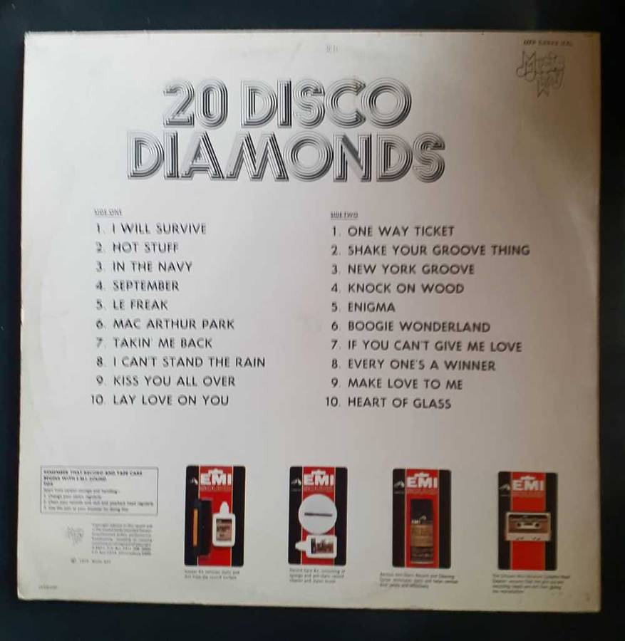 20 Disco Diamonds LP Vinyl Record