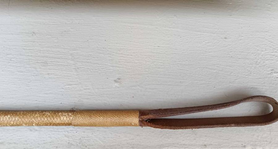 Antique Riding Crop with Antler Handle