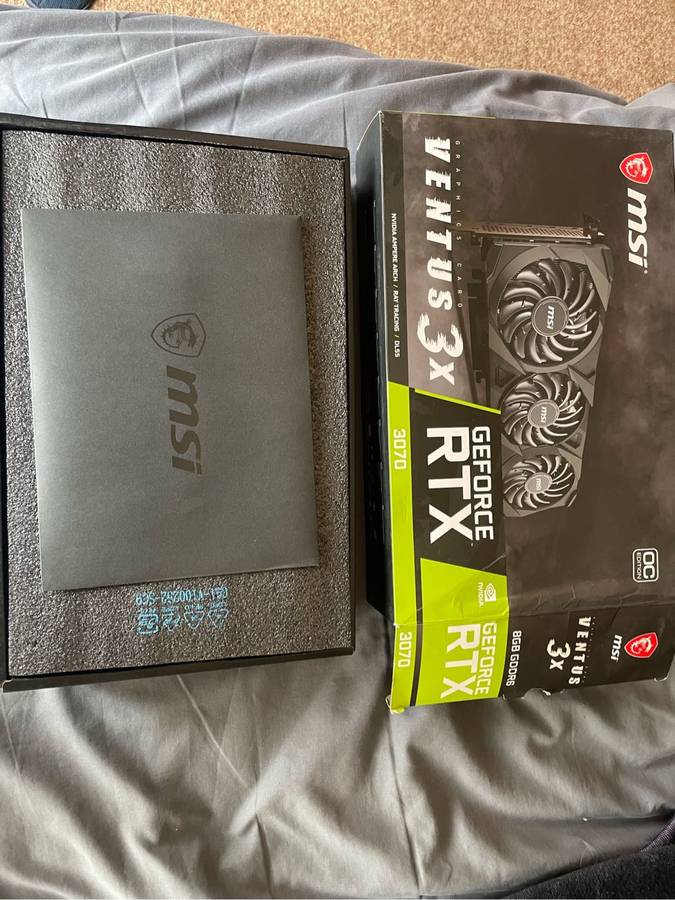 MSI RTX 3070 Ventus 3x OC Edition