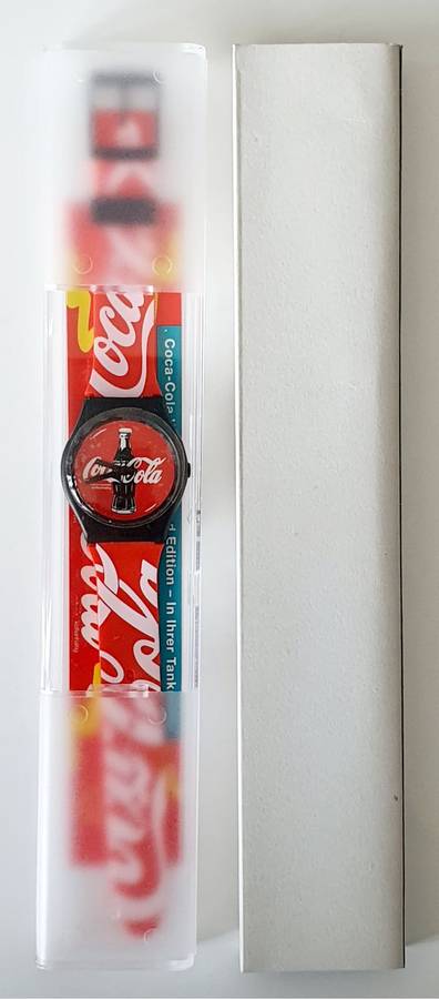 VINTAGE COCA COLA - COKE WATCH - SWATCH STYLE  - TOP COLLECTIBLE