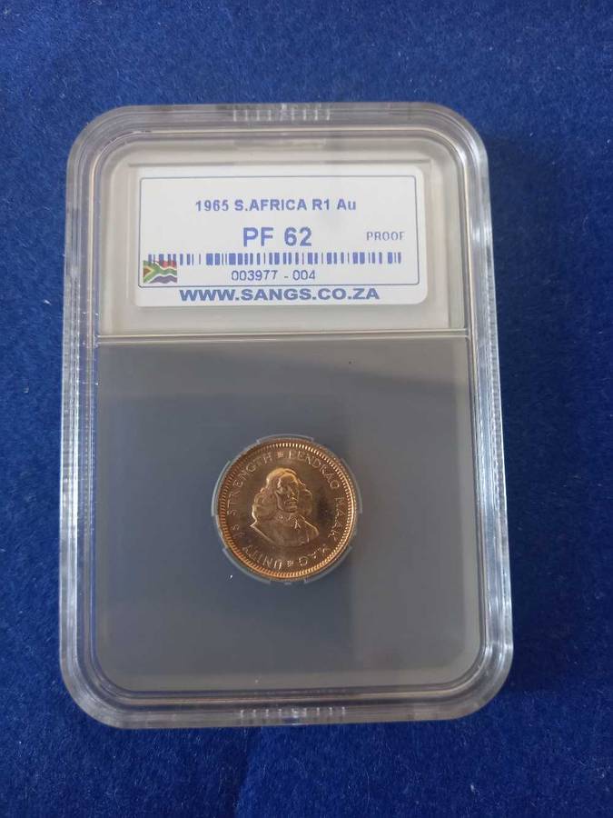THE 1965 GOLD PROOF R2 & R1