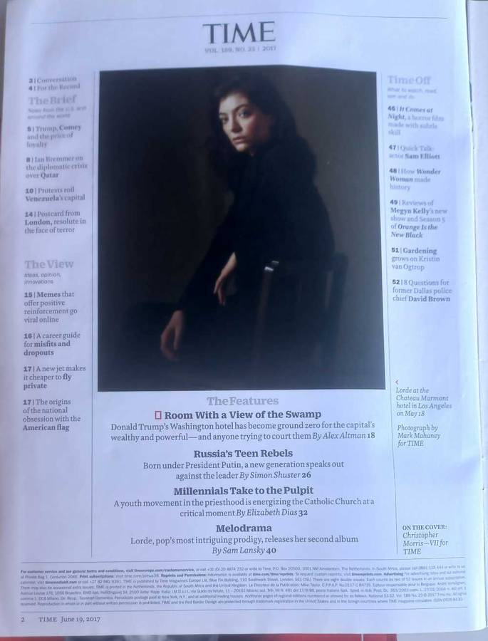 Time magazine June 19, 2017