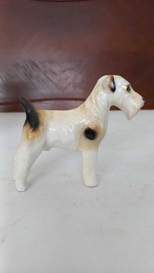 Arthur Bowker collectable  Terrier dog ornament  - made in England