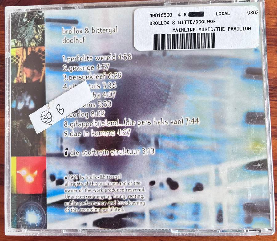 Brollox & Bittergal - Doolhof (1997)