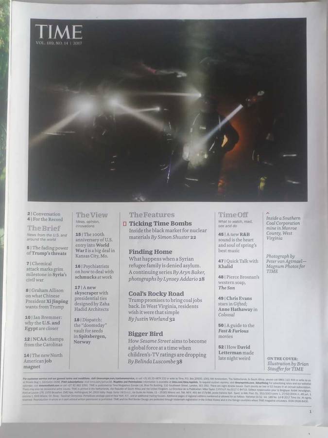 Time magazine April 17, 2017