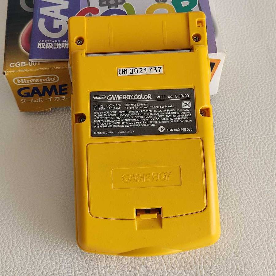 Gameboy Color Console +Box complete