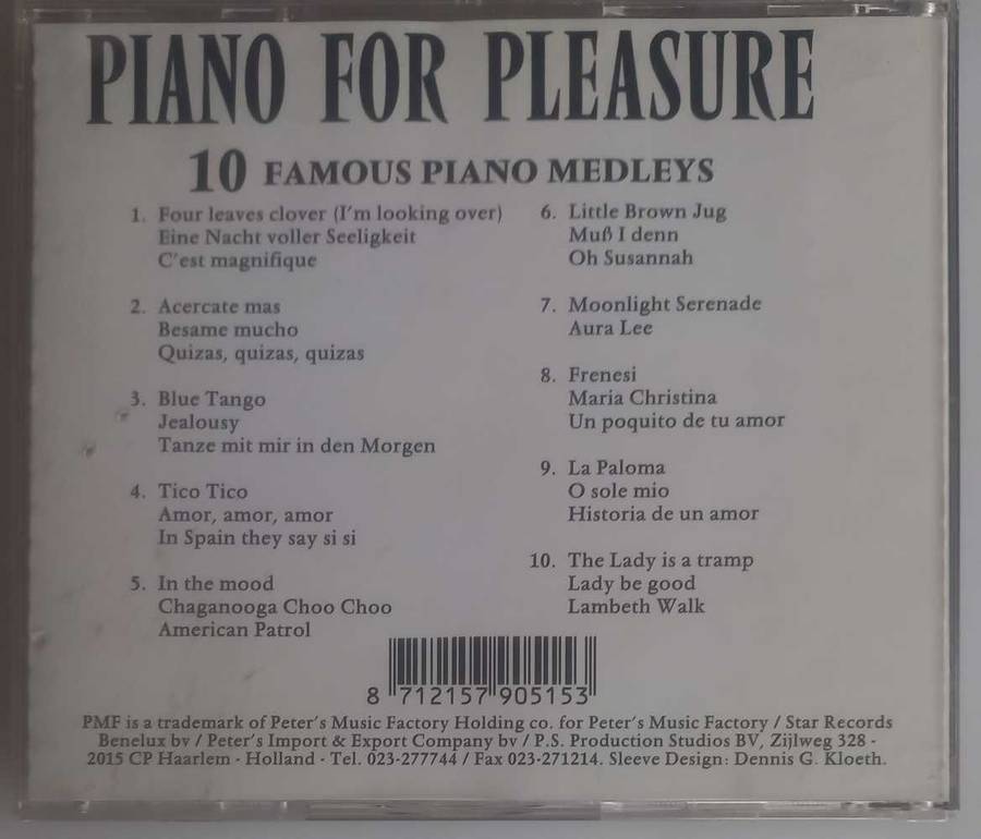 Piano for pleasure cd
