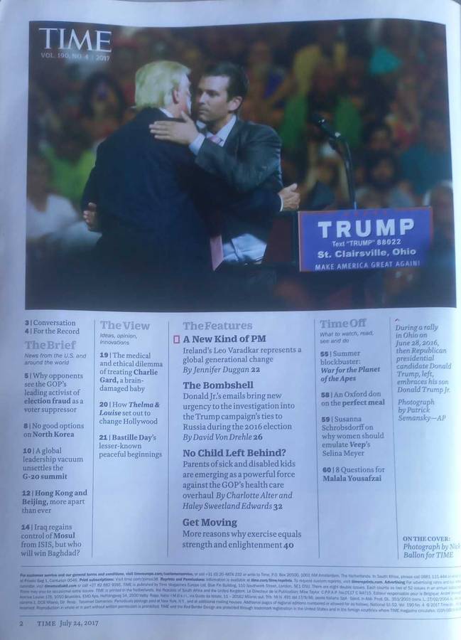 Time magazine July 24, 2017