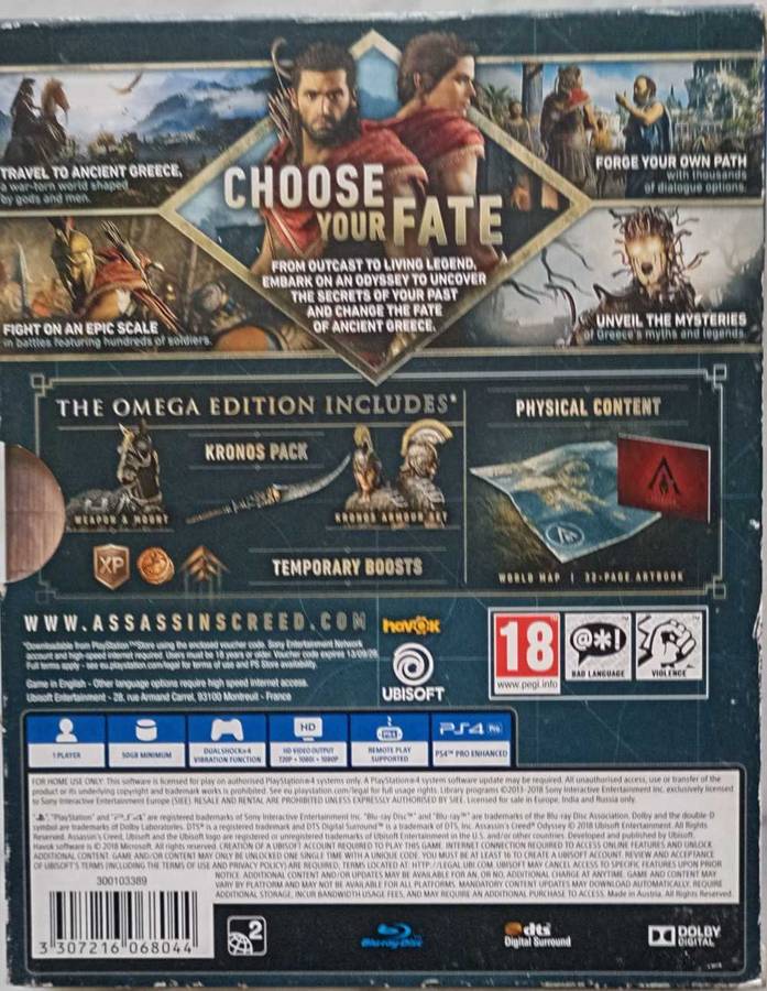 Assassin's Creed Odyssey OMEGA Edition for Ps4