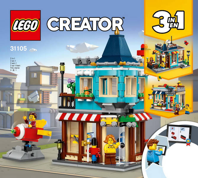 Lego Used (Instruction Booklet/s) - Creator 31105 Townhouse Toy Store