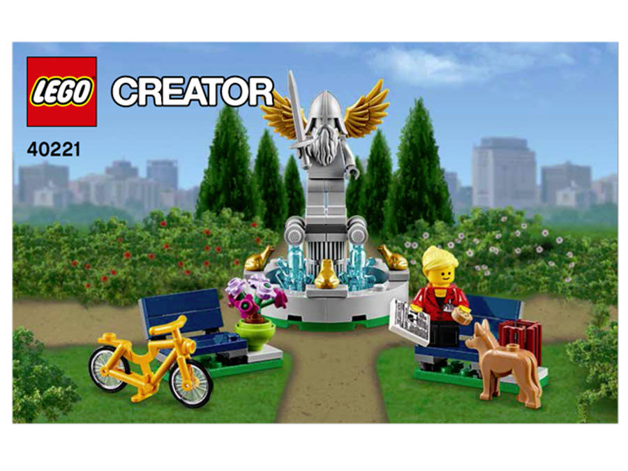 Lego Used (Instruction Booklet/s) - Creator 40221 Fountain