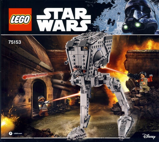 Lego Used - Star Wars 75153 AT-ST Walker (Instruction Booklet/s)