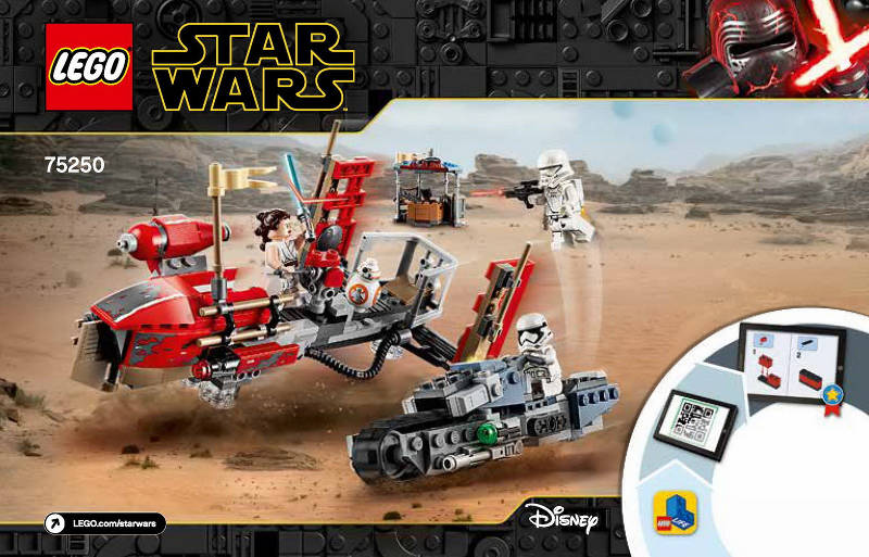 Lego Used (Instruction Booklet/s) - Star Wars 75250 Pasaana Speeder Chase