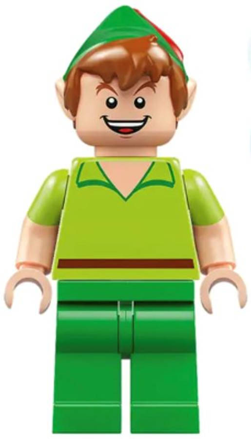 Lego NEW- Peter Pan - Minifigure Bright Green Legs