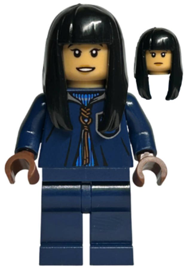 Lego NEW- Cho Chang - Dark Blue Ravenclaw Quidditch Uniform