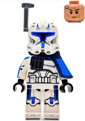 Lego (N) ~ Clone Trooper Captain Rex 501st Legion (Phase 2) - Blue Cloth Pauldr~