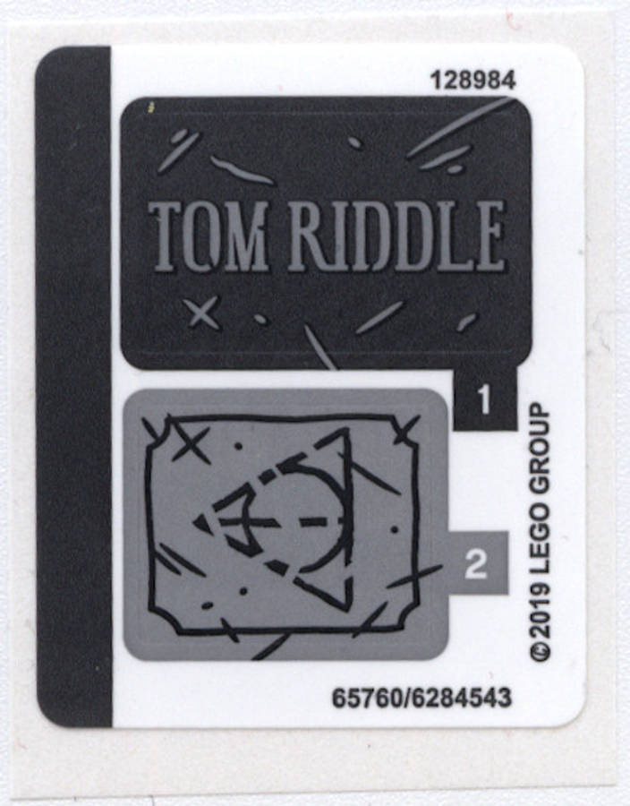 Lego NEW - Sticker Sheet for Set 75965 - (65760/6284543)~