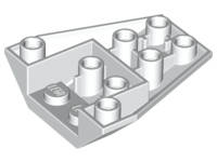Lego (N) ~ Wedge 4 x 4 Triple Inverted with Connections between 4 Studs ~ [White]