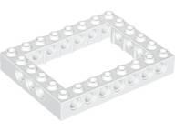 Lego (N) ~ Technic Brick 6 x 8 Open Center ~ [White]