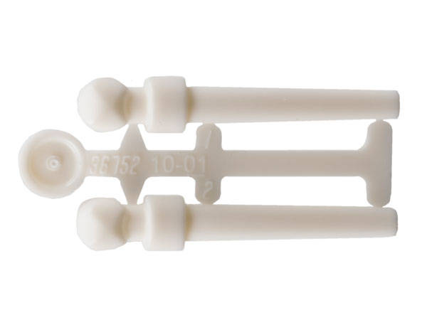 Lego (N) ~ Minifigure Utensil Wand 2 on Sprue ~ [White]
