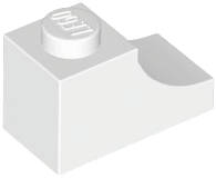 Lego (N) ~ Arch 1 x 2 Inverted ~ [White]