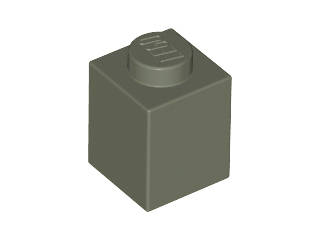 Lego Used - Brick 1 x 1~ [Dark Gray]