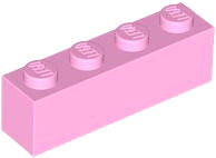 Lego NEW - Brick 1 x 4~ [Bright Pink]
