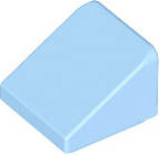 Lego (N) ~ Slope 30 1 x 1 x 2/3 ~ [Bright Light Blue]