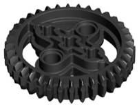 Lego (N) ~ Technic Gear 36 Tooth Double Bevel ~ [Black]