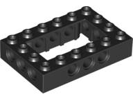 Lego NEW - Technic Brick 4 x 6 Open Center~ [Black]