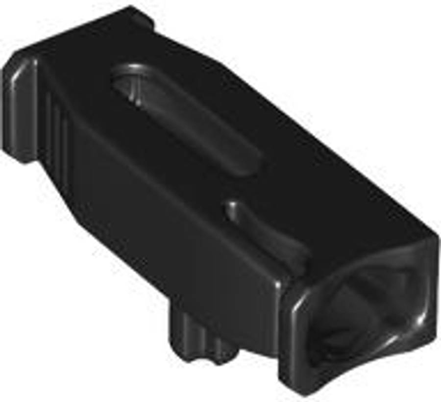 Lego (N) ~ Projectile Launcher 4 x 2 x 1 with Bottom Axle (For 1 x 1 Round Tiles) ~ [Black]