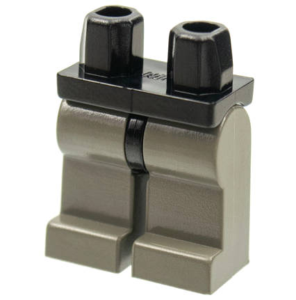 Lego Used - Hips and Dark Gray Legs~ [Black]