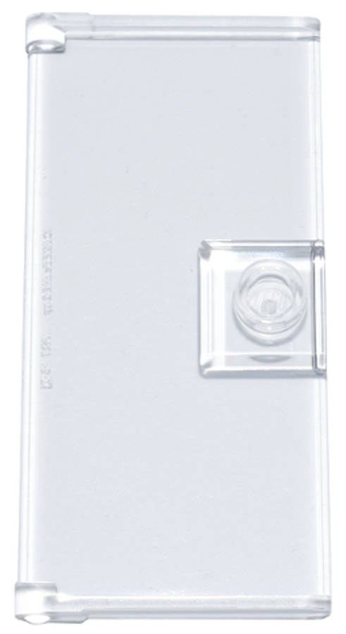 Lego (N) ~ Door 1 x 3 x 5 with Stud Handle ~ [Trans-Clear]